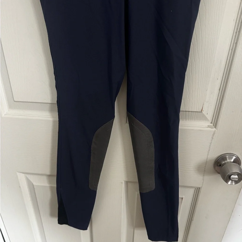 KERRITS Crossover II Knee Patch Riding Breech, Navy New Kids Large